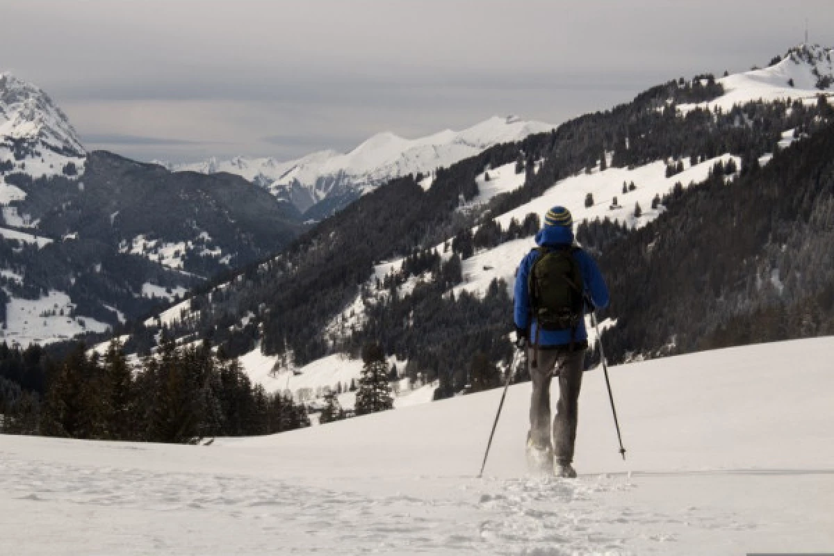 Balade en raquettes à neige à la source du Lac Blanc - Bonjour Alsace