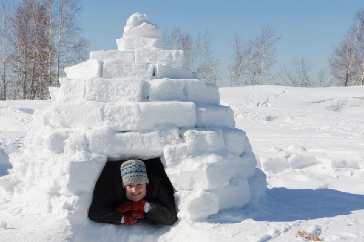 Balade en raquettes à neige avec construction d’igloo - Bonjour Alsace