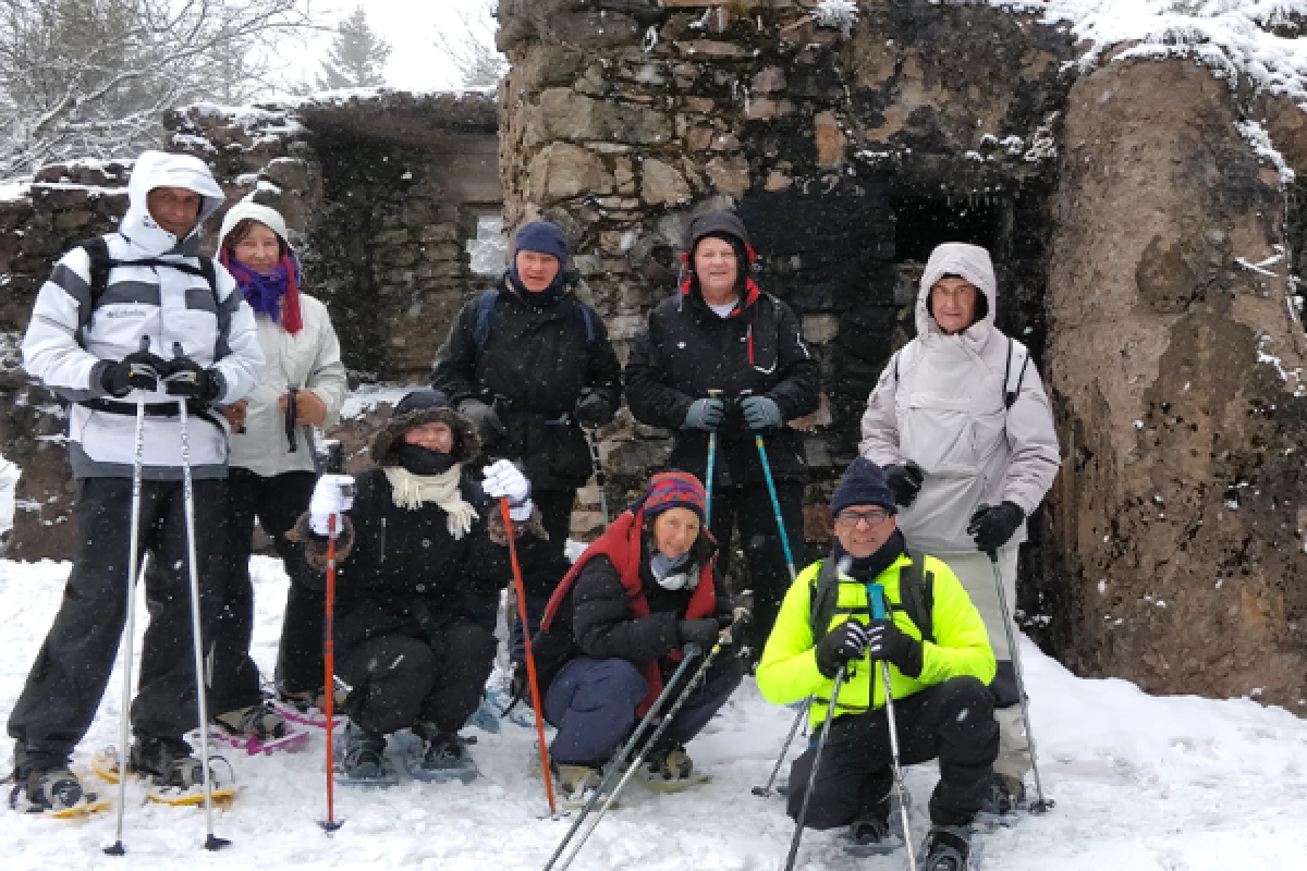 Balade en raquettes à neige découverte Tête des Faux - Bonjour Alsace