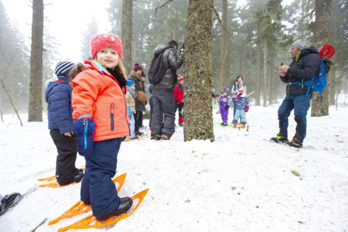 Sortie raquettes P'tits Trappeurs - Bonjour Alsace